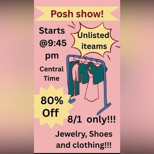 Unlisted Clothing Items Sale